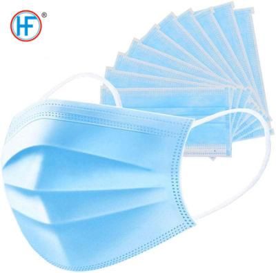 Mdr CE Approved 3 Ply Meltblown Disposable Medical Mask Surgical Various Color Disposable Mask