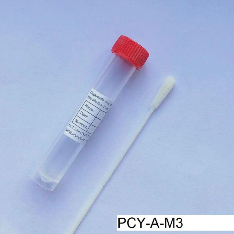 Viral Sample Connecting Tube Virus Sampling Tube with Nasal Swab