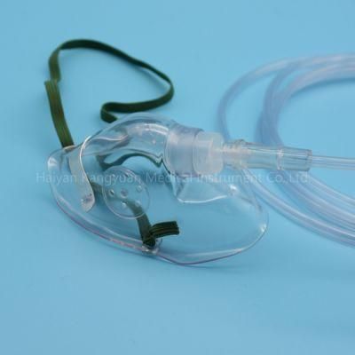 Oxygen Mask Disposable with Connecting Tube Size S M L XL