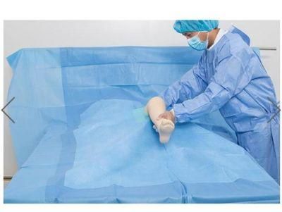 High Quality Disposable Sterile Surgical Knee Arthroscopy Drape for Hospital