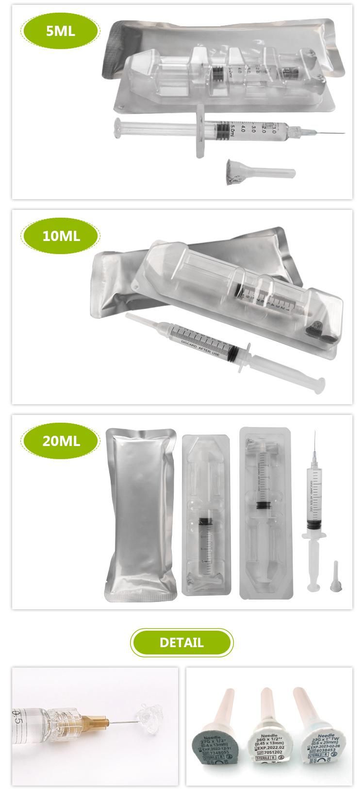 CE Cross-Linked Dermal Injection Lip Filler 2ml Hyaluronic Acid Filler