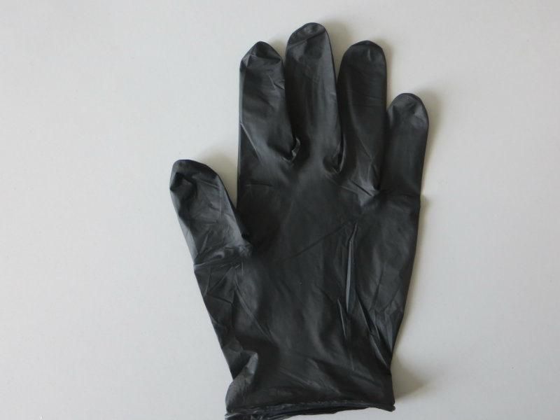 Disposable Balck /Purple Nitrile Gloves Withour Powder for Beauty Nails