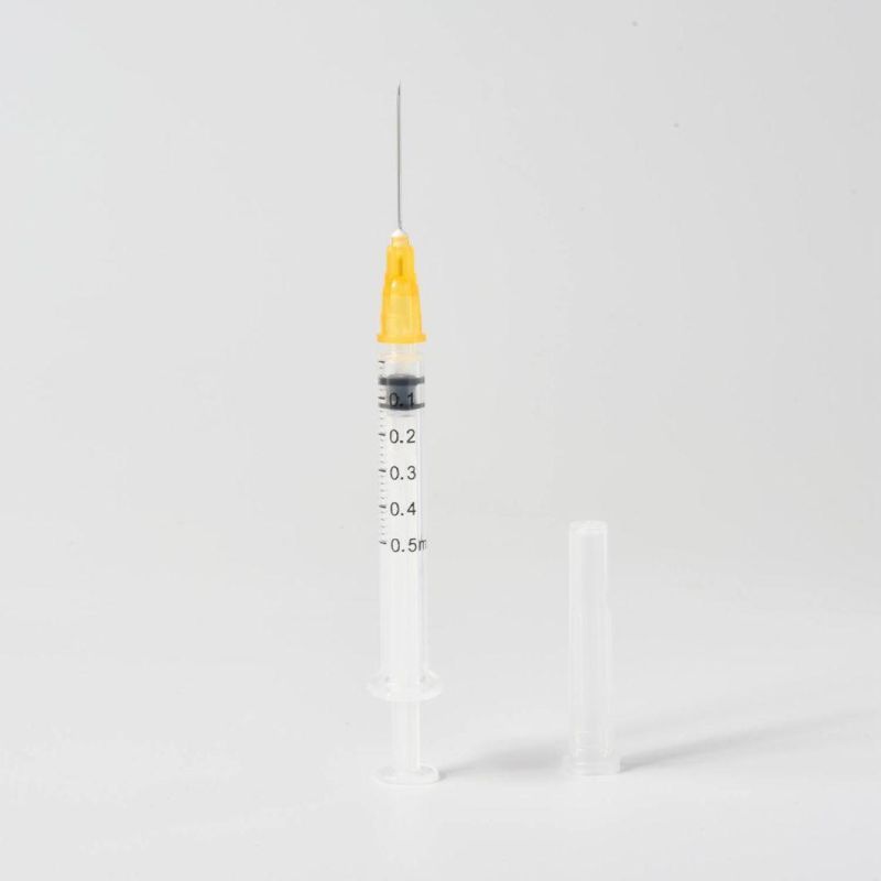 Stock Products of 0.3ml -10ml Three Parts Self-Destroy Luer Lock Syringe CE FDA ISO 510K