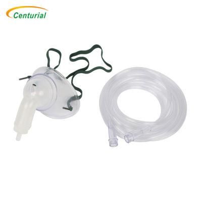 Factory Wholesale Single Use Disposable Tracheostomy Mask with PVC Oxygen Tubing Adult and Pediatric ISO&FDA&CE