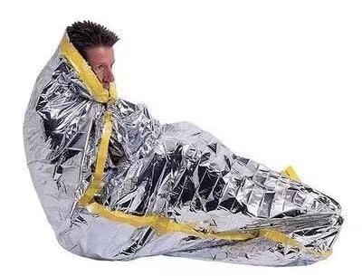 Customized Office Survival Rescue Insulation Waterproof Aluminum Isothermal Emergency Foil Survial Tent Blanket with ISO13485