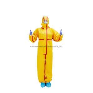 Cheap Price Wholesale Disposable Coverall with Elastic at Cuff and Waist