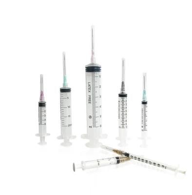 Wego Luer Slip/Luer Lock 5ml Injection Syringe Veterinary Disposable Syringes with Needle