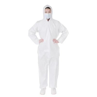Disposable SMS/Microporous Nonwoven Protective Coverall for Type 5/6