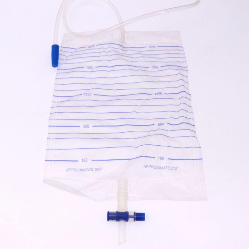 Urine Bag Medical Collector Bag Urine Drainage Bag 2000ml