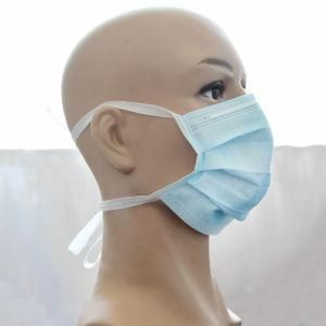 Ce Disposable Face Mask Medical Surgical Bandage 3 Ply Mask for Hospital