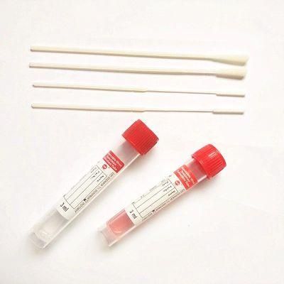 Virus Transport Medium Flocked Swab Kit Disposable Virus Sampling Tube Vtm Tube