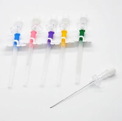 Medical High Quality I. V. Cannula Catheter with Injection Valve