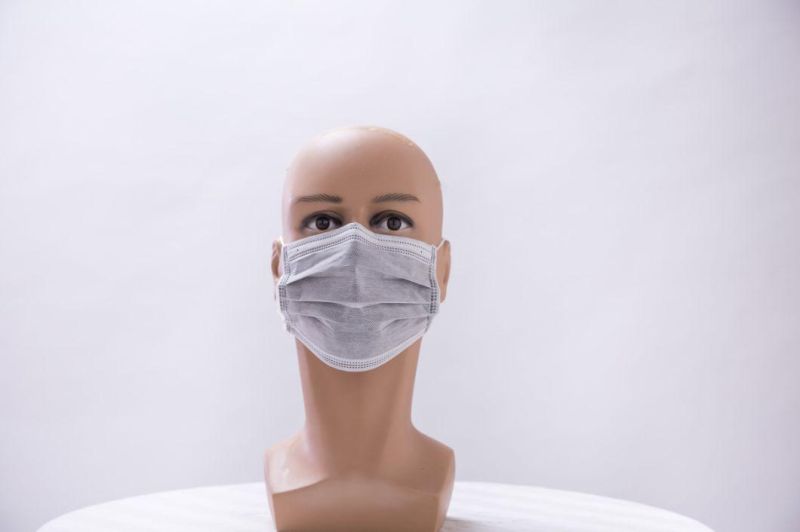 Nonwoven Facial Earloop Three Layers Protective Active Carbon Paper Al Respirator 3 Ply Disposable Face Mask Manufacturer