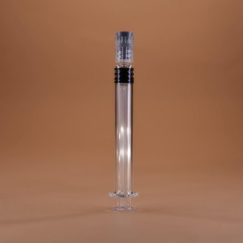Sterile Disposable Prefilled Syringe 1ml Glass Syringe with Luer Slip and Luer Lock