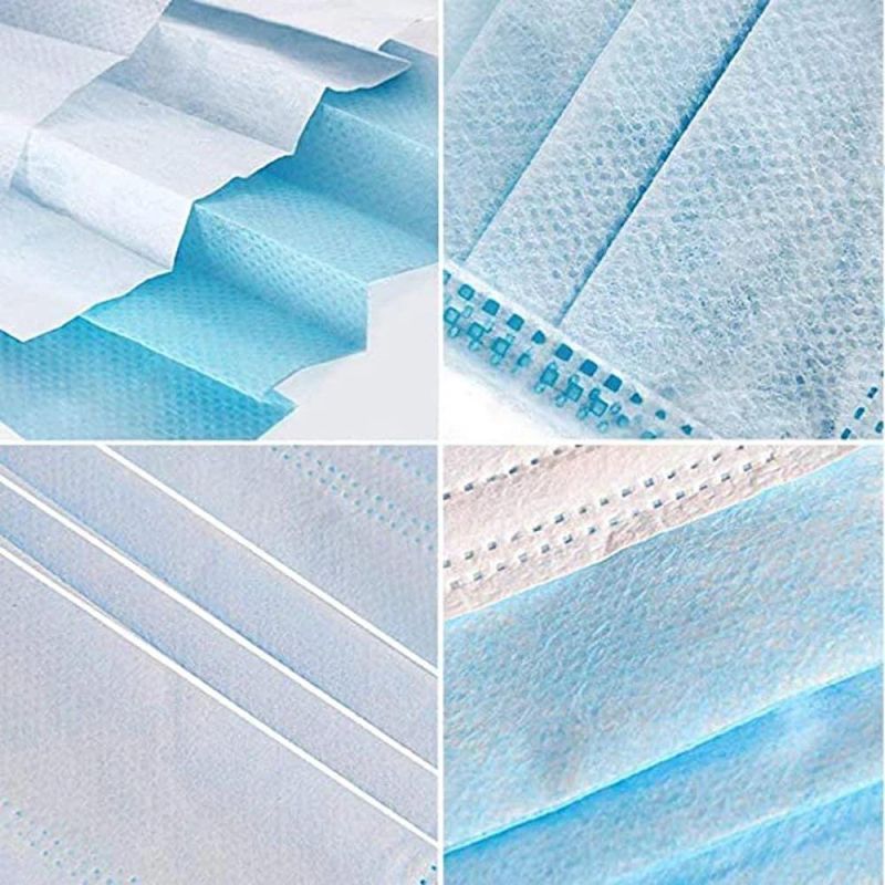 Various Colors of Disposable Sterile Blue Non Woven Face Mask