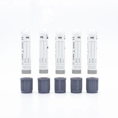 Grey Vacuum Blood Collection Tube Glucose Tube