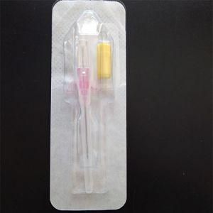 Disposable IV Cannula with Wings Without Port Catheter Needle with in Stopper Ce ISO 20g 22g 24G