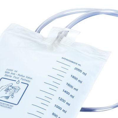 Pull Push Valve Urinary Collection Bag Urine Bag