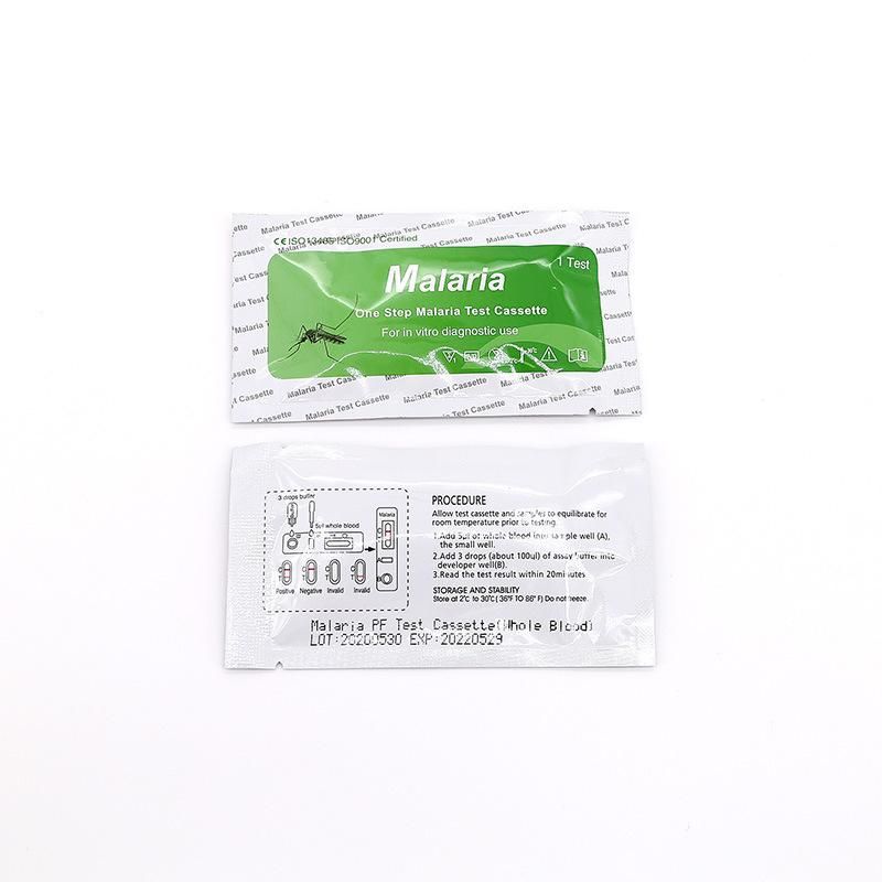 Medical Malaria Rapid Diagnostic Test Kit in Cassette or Strip