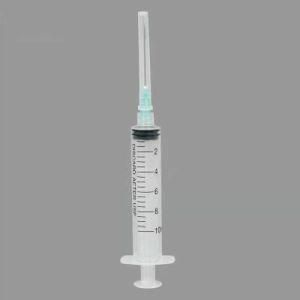 Disposable Sterile Syringe with Needle Made of PP 10ml