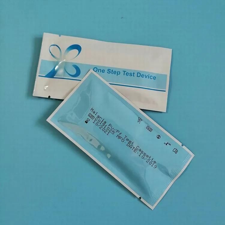 Disposable Medical Whole Blood Malaria PF PV Rapid Diagnostic Test Cassette