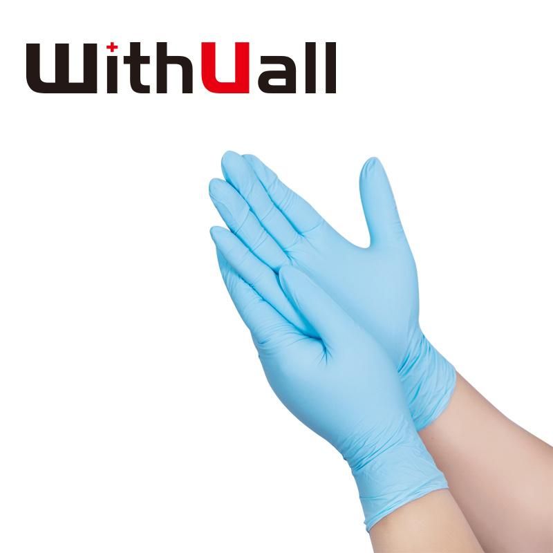 Disposable Synthetic Nitrile Gloves Powder Free for Food Gradeen ISO 374/455 FDA 510K ASTM D5250