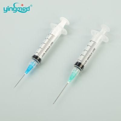 Customized Hot Selling 1-50ml Medical Plastic Syringe