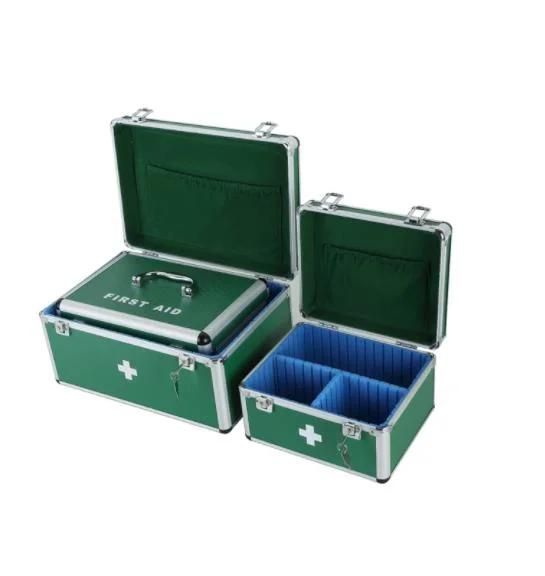 Medical Hard Ambulance Shape Aluminum First Aid Kit Box