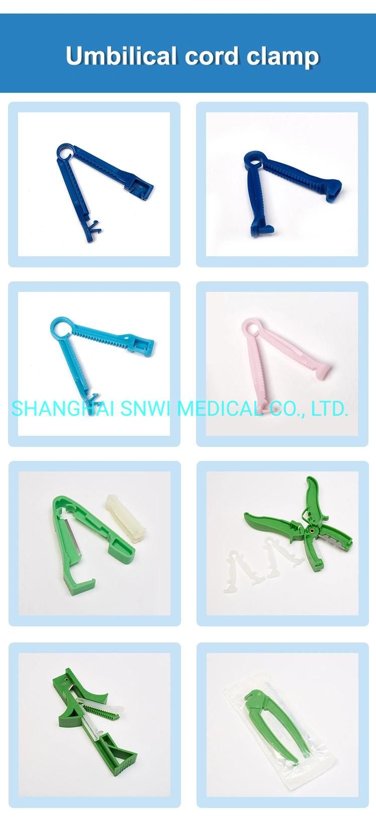 Umbilical Cord Clamp Medical Colors For New Born