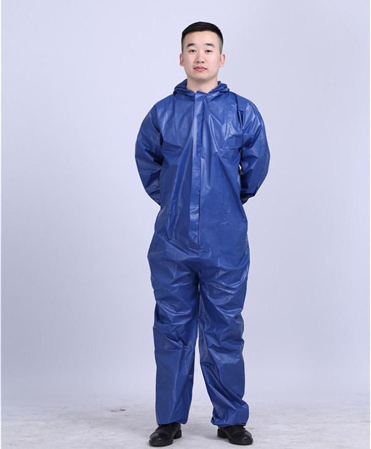 Disposable Nonwoven Protective Coverall Sf Mocroporous with/Without Tap