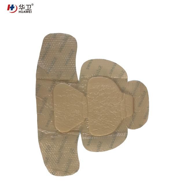 Medical Adhesive Silicone Wound Dressing with Thinner Border