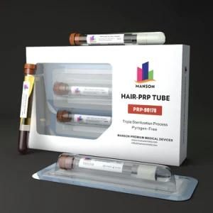 Beauty Plasma Injection Tube Istanbul Popular Glass Vacuum Gro Plain Acd-Un Gel Biotine Prp
