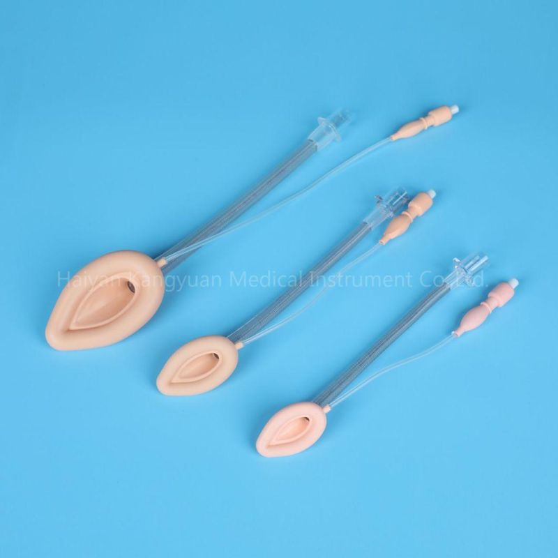 Single Use Laryngeal Mask Airway Silicone Reinforced Rlma Anesthesia