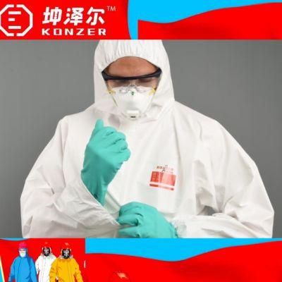 Konzer Brand Factory Whosale Medical Suit Antistatic Disposable Anti Virus Protective Uniform