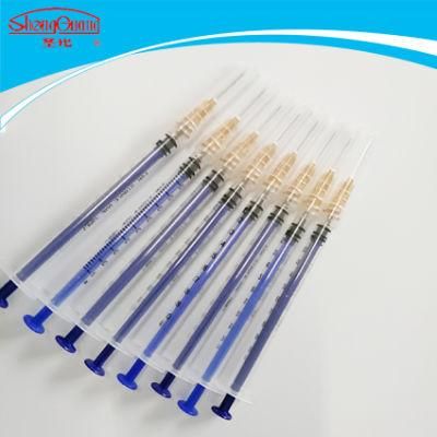 2 or 3 Parts Medical Disposable Sterile Injection Plastic Syringe, Insulin Syringe, Safety Syringe with CE