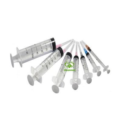 My-L046 Medical Consumables Injection Syringe 1ml 2ml 3ml 5ml 10ml 20ml Medical Vaccine Syringes Disposable