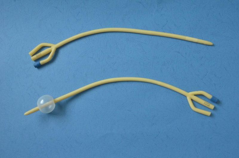 Latex Foley Catheter Two Ways or Three Ways with Balloon