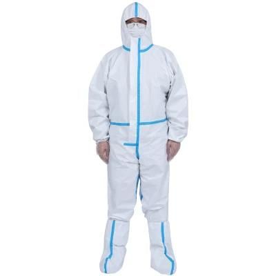 Medical Full Body Disposable Protective Suit PPE Protective Suit in Stock Isolation Gowns Medical Uses