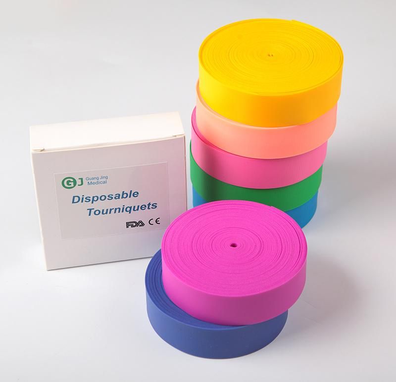 Medical Elastic Disposable Tourniquet with FDA, Ce