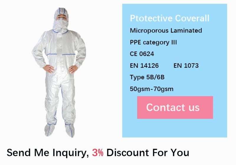 Doctors Medical Disposable Coverall White with Tape