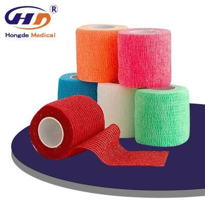 HD5 Hot Selling Non Woven Self Adhesive Bandage with Multicolor
