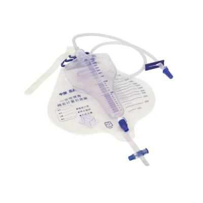 Medical 2000ml Sterile Economic Urine Bag for Adult Use