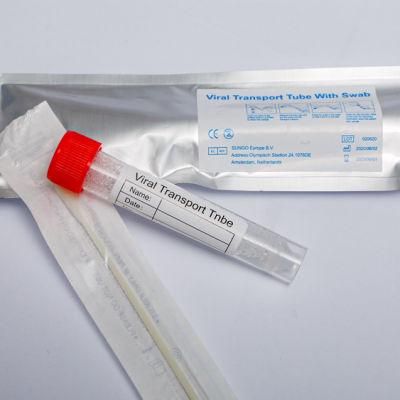 Surgical Sampling Nasopharyngeal Nasal Flocked Swab Sterile