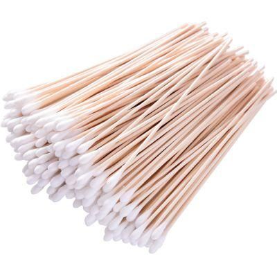 Customized Cleaning Cotton Buds 100% Pure Cotton Souble Ttips Makeup Cotton Swab Stick