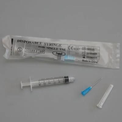 3cc Medical Disposable Syringe with Luer Lock Tip Factory
