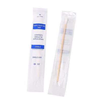 Various Good Quality Medical Cotton Long Single Tip Swab Disposables