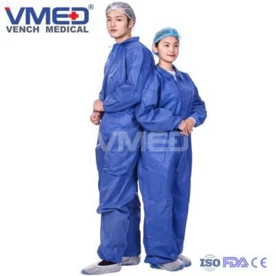 Disposable SMS Protective Suits/Nonwoven Coverall