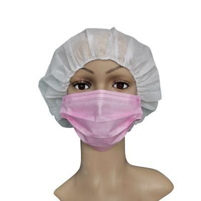 CE En14683 Filter Paper Anti-Splash 3 Layers Flat Earloop Disposable Dentist Cleanroom Manufacturer Surgical Factory Non-Woven Face Mask