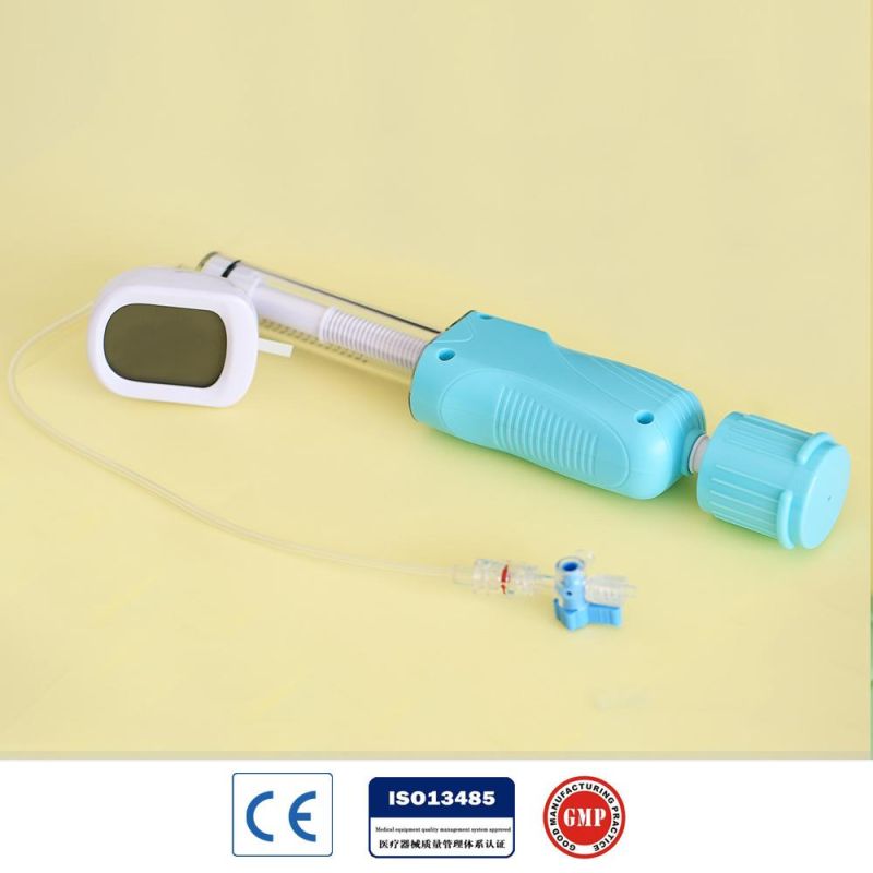 Disposable Digital Inflation Device Medical Cardiology Cardiovascular Ptca Balloon Inflation Device