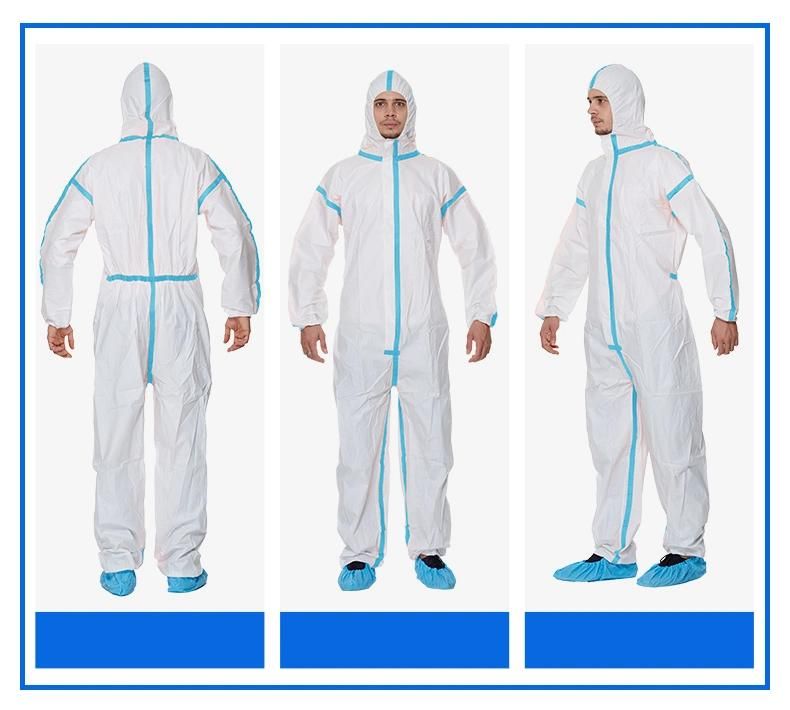 Disposable Single-Use Clothing Non-Woven Workwear Coverall